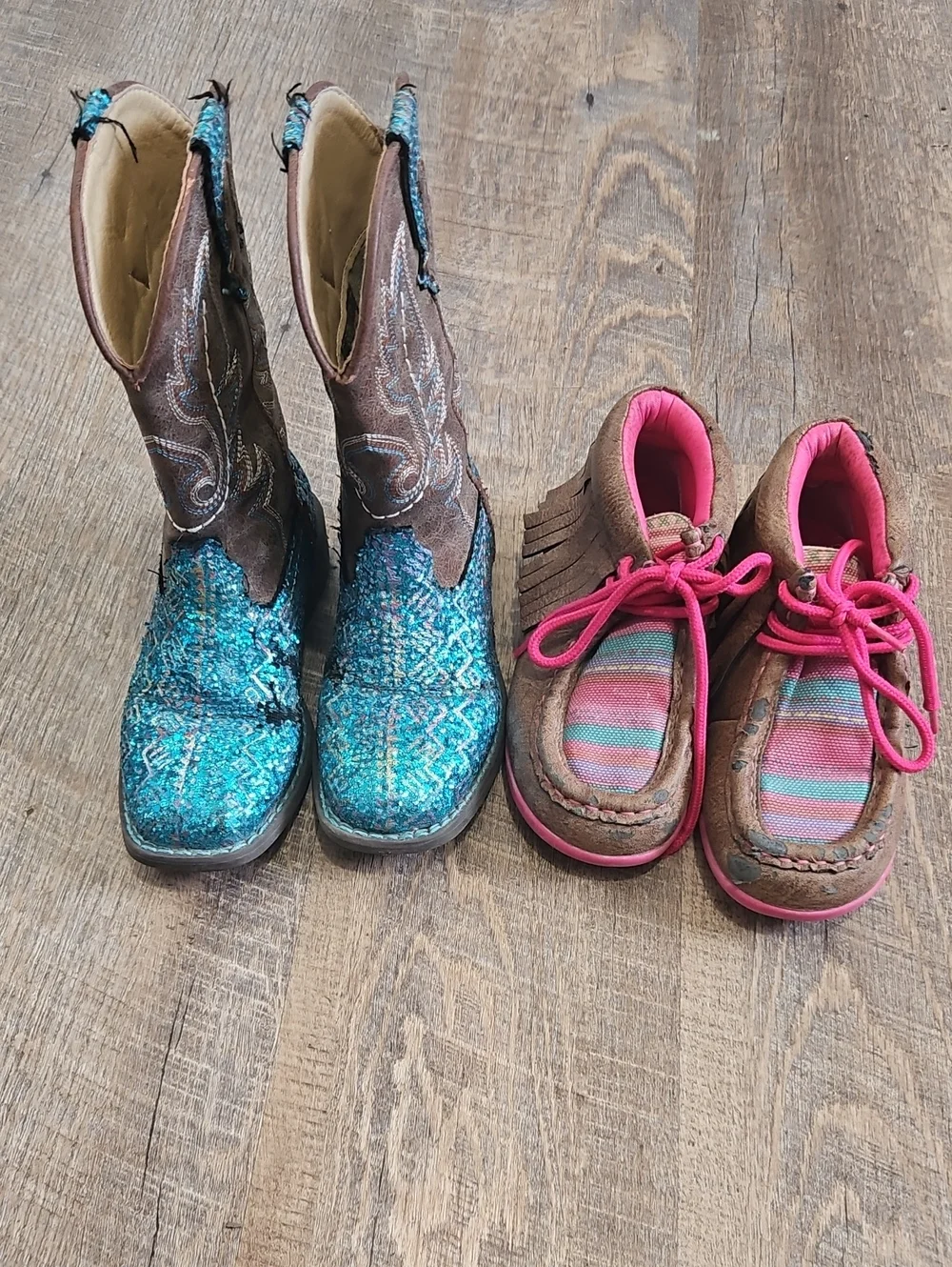 Girls 10c Cowgirl Boots Set